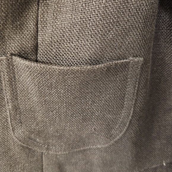 NWT - Linen "Carole Little" Brown Blazer - Lined - Size XL - Picture 4 of 12